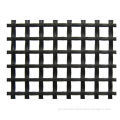 Warp Knitted Polyester Geogrid Black For Runway / Railway Foundation